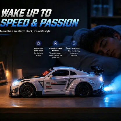 GTR Car Alarm Clock