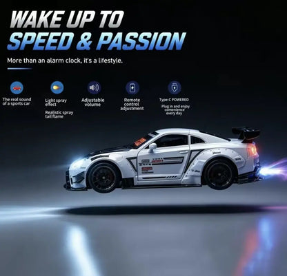 GTR Car Alarm Clock