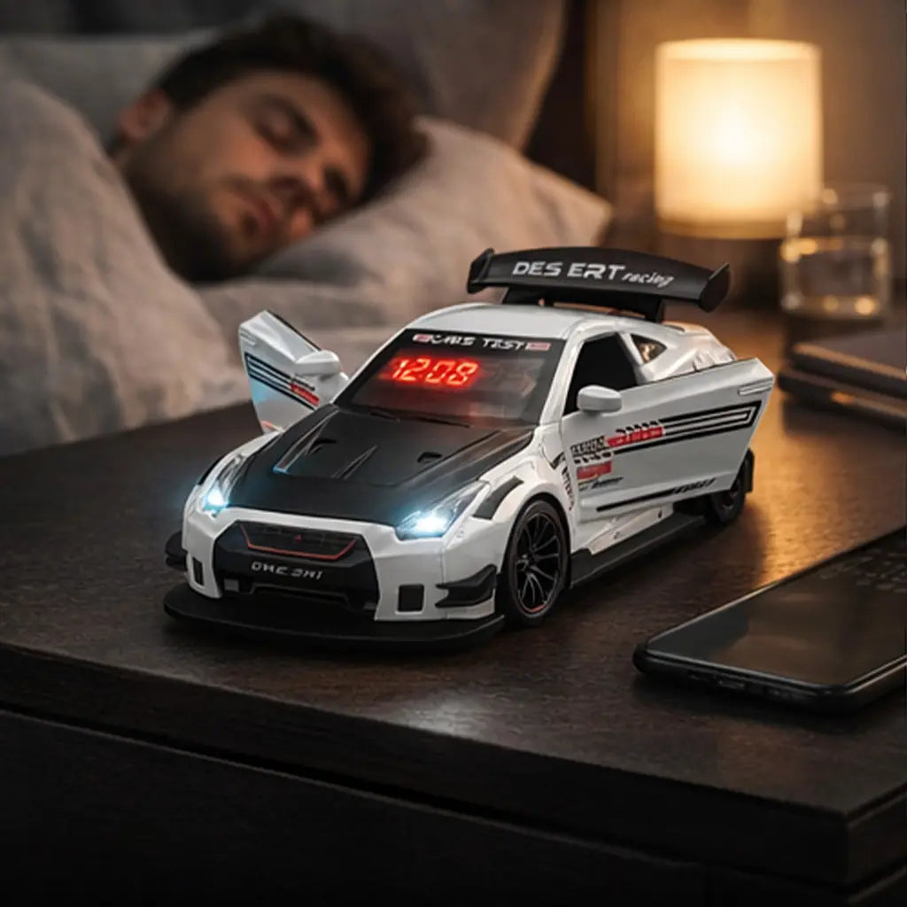GTR Car Alarm Clock