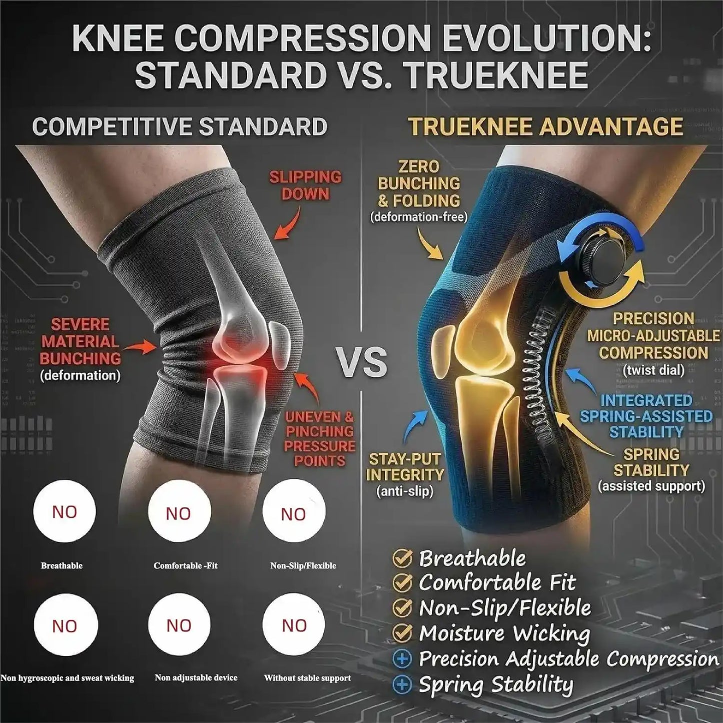 Rotational Knee Brace