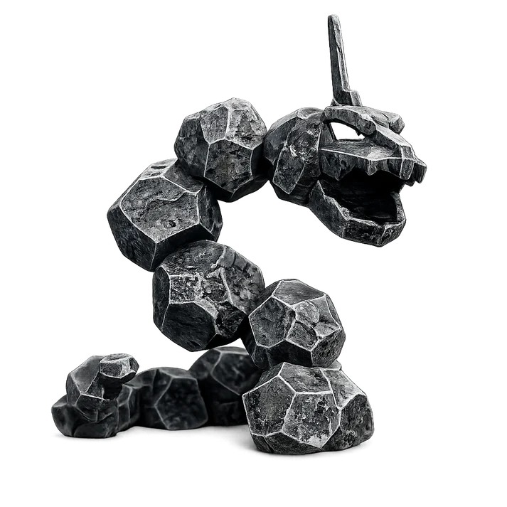 Pokémon Onix Toothbrush Holder, Black Edition, Desktop Product White Background Image