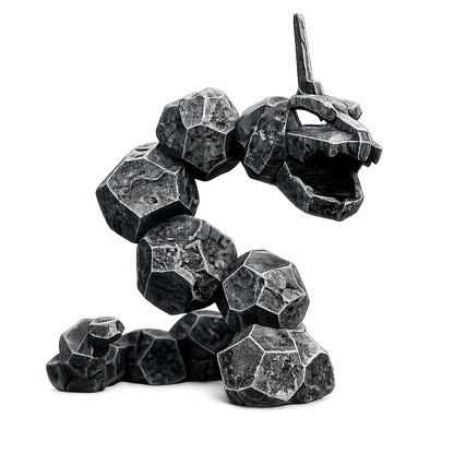 Pokémon Onix Toothbrush Holder, Black Edition, Desktop Product White Background Image